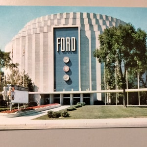 La Ford Rotunda - Dearborn, Michigan - Cartolina d'epoca