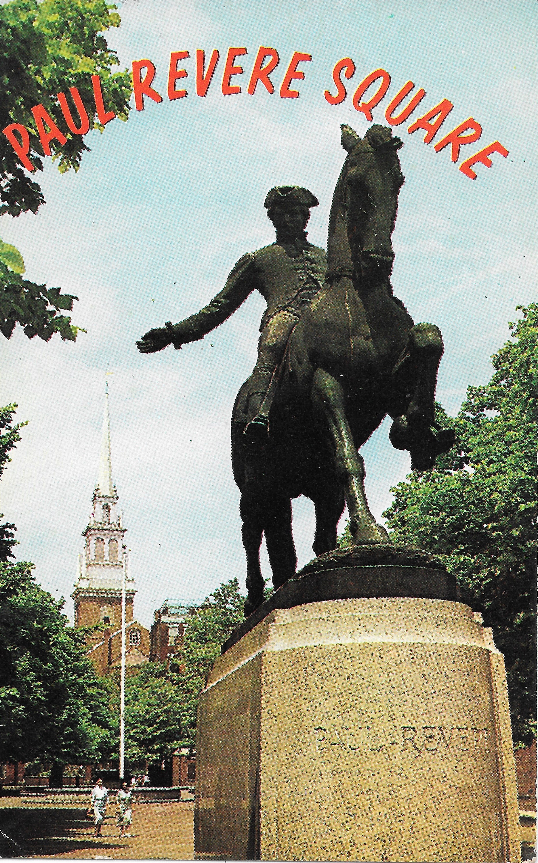 Paul Revere Statue Clipart