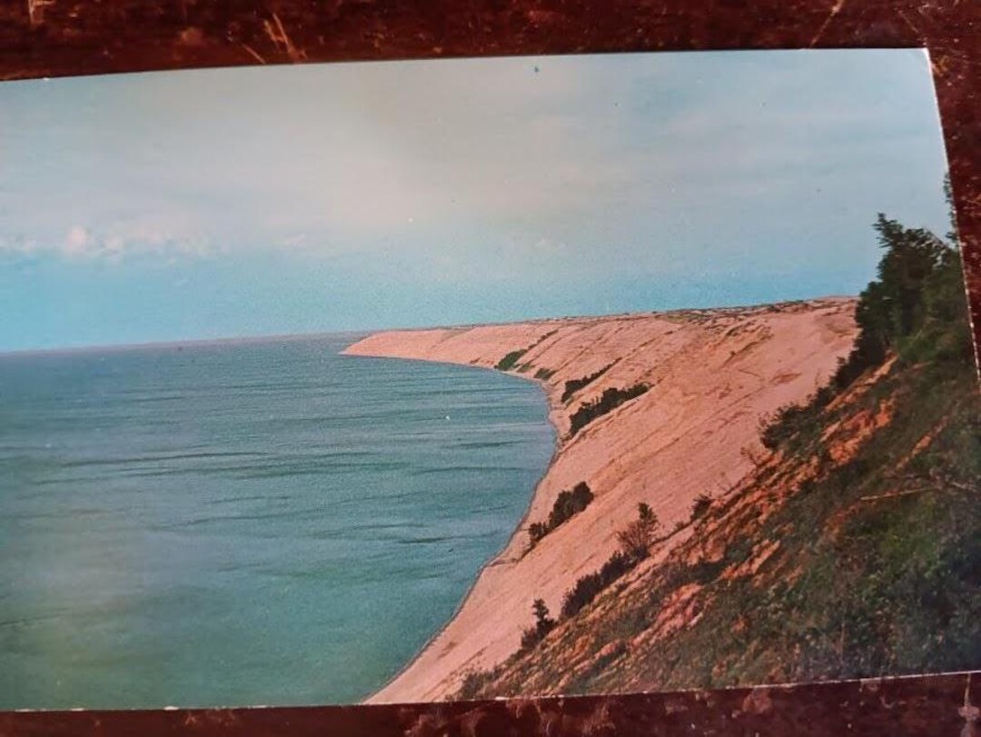 Pictured Rocks National Lakeshore Park on Lake Superior - Vintage ...
