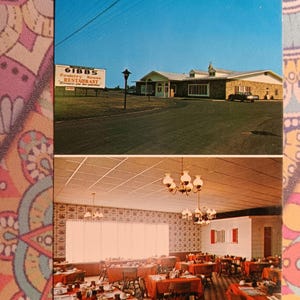 Gibbs Country House Restaurant - Scottsville, Michigan - Vintage Postcard