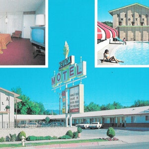 Nevada Motel - Winnemucca, Nevada - carte postale vintage
