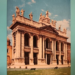 Roma - Bascilica St. John Lateran- Vintage Postcard