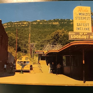 Stazione di Incline - Lookout Mountain - Chattanooga, Tennessee Cartolina d'epoca