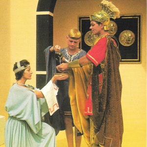 Pilato se lava las manos - Black Hills Passion Play - Postal Vintage