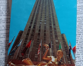 Edificio RCA - Nueva York, Nueva York - Postal Vintage