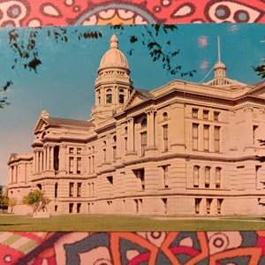 Capitale de l'État du Wyoming - Cheyenne, Wyoming - Carte postale ancienne