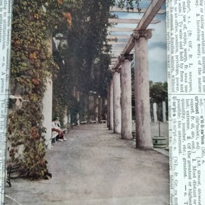 Pergola - Como Park - St Paul, Minnesota - 1918 Vintage Postcard