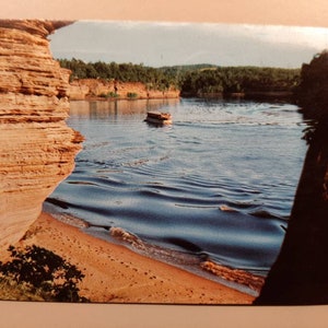 Lower Dells of the Wisconsin River - 1967 Vintage Postcard