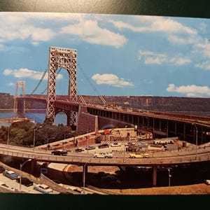 Ponte George Washington - Cartão Postal Vintage