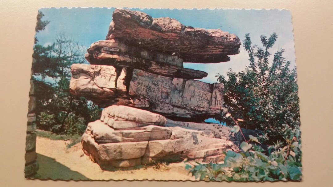 Umbrella Rock at Point Park Chattanooga Tennessee Vintage Etsy