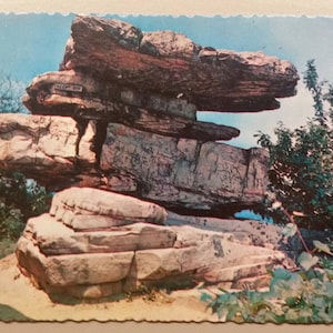 Umbrella Rock at Point Park, Chattanooga, Tennessee - Vintage Postcard
