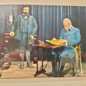 Cartão Postal Lee's Surrender - Historical West Wax Museum Colorado Springs, Colorado - Vintage