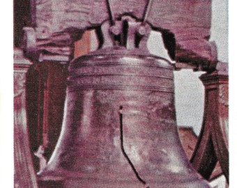 Campana de la Libertad - Salón de la Independencia - Filadelfia, Pensilvania - Postal Vintage