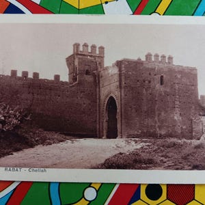 Rabat - Chellah - Carte postale vintage