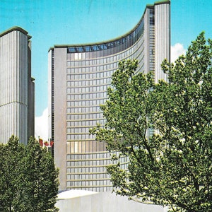 Cartão Postal Prefeitura - Toronto, Ontário, Canadá - Vintage 1974