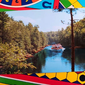 The Narrows - Clipper Winnebago - Wisconsin Dells, Wisconsin - Vintage Postcard