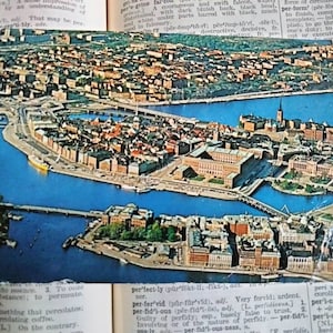 Stockholm - Altstadt & Södermalm - Vintage Postkarte