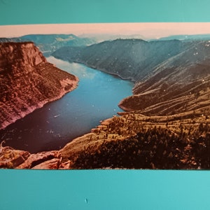Cartão Postal Flaming Gorge Lake - Utah & Wyoming - Vintage 1975