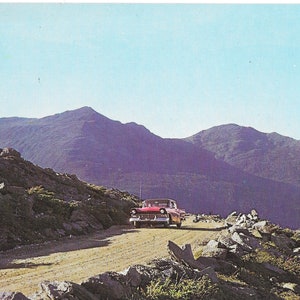 Cartão Postal Automobile Road on Mt. Washington, N.H - Vintage