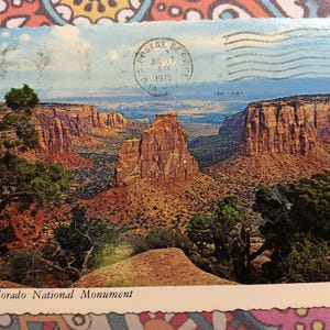 Colorado National Monument - 1975 Vintage Postcard