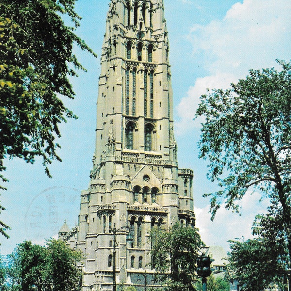 The Riverside Church - New York City  - 1955 Vintage Postcard
