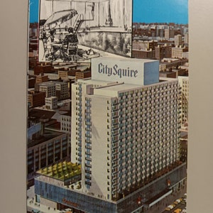 City Squire Motor Inn- Broadway, New York - Vintage Postcard
