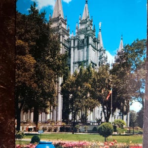Le temple de Salt Lake City - Salt Lake City, Utah - vintage