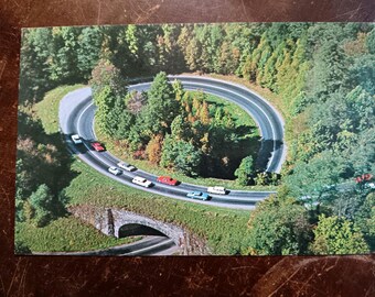 The Loop Over - US 441 - Great Smoky Mountains National Park  - Vintage Postcard