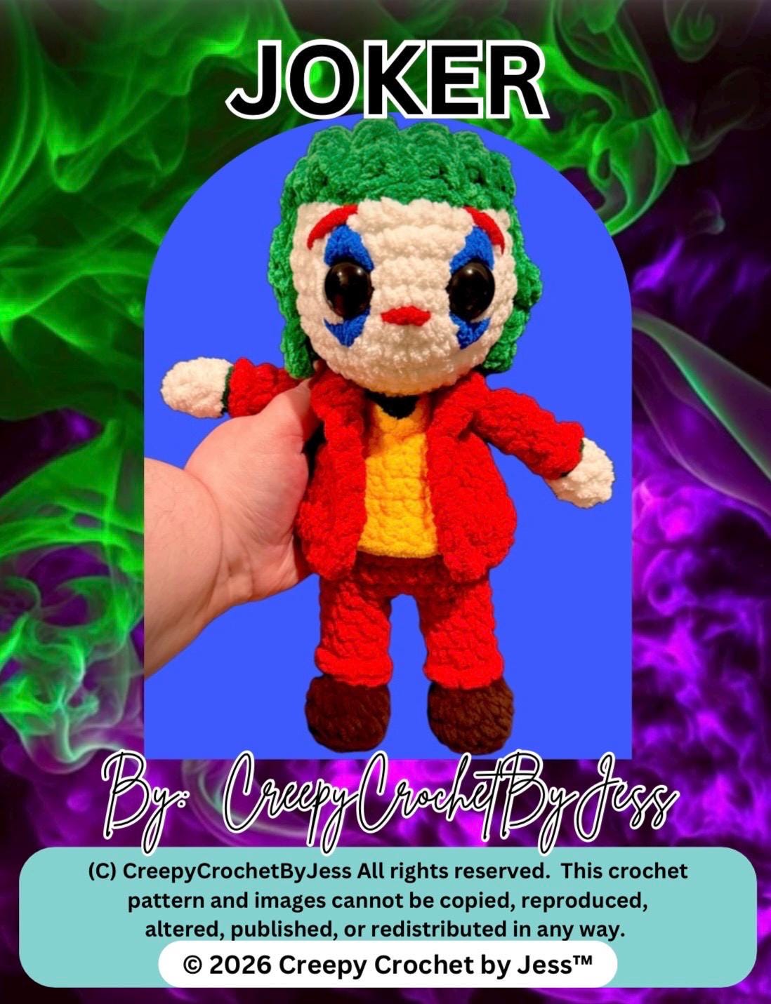 Joker crochet - Etsy 日本