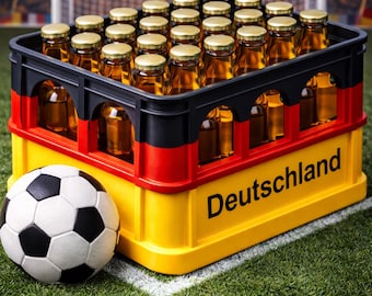 Getränkekiste für Hubertus Tropfen -> perfekt für die WM