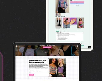 Y2K Shopify Theme – Retro-Futuristic Template for Trendy Brands, Creators & Online Stores | Moxie Themes