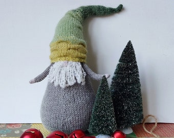 Gnomos Navidad, Gnomos crochet, Adorno Navidad, Muñeco de tela, Amigurumi Gnomo, Duende Navidad, Amigo invisible, Regalo para ella