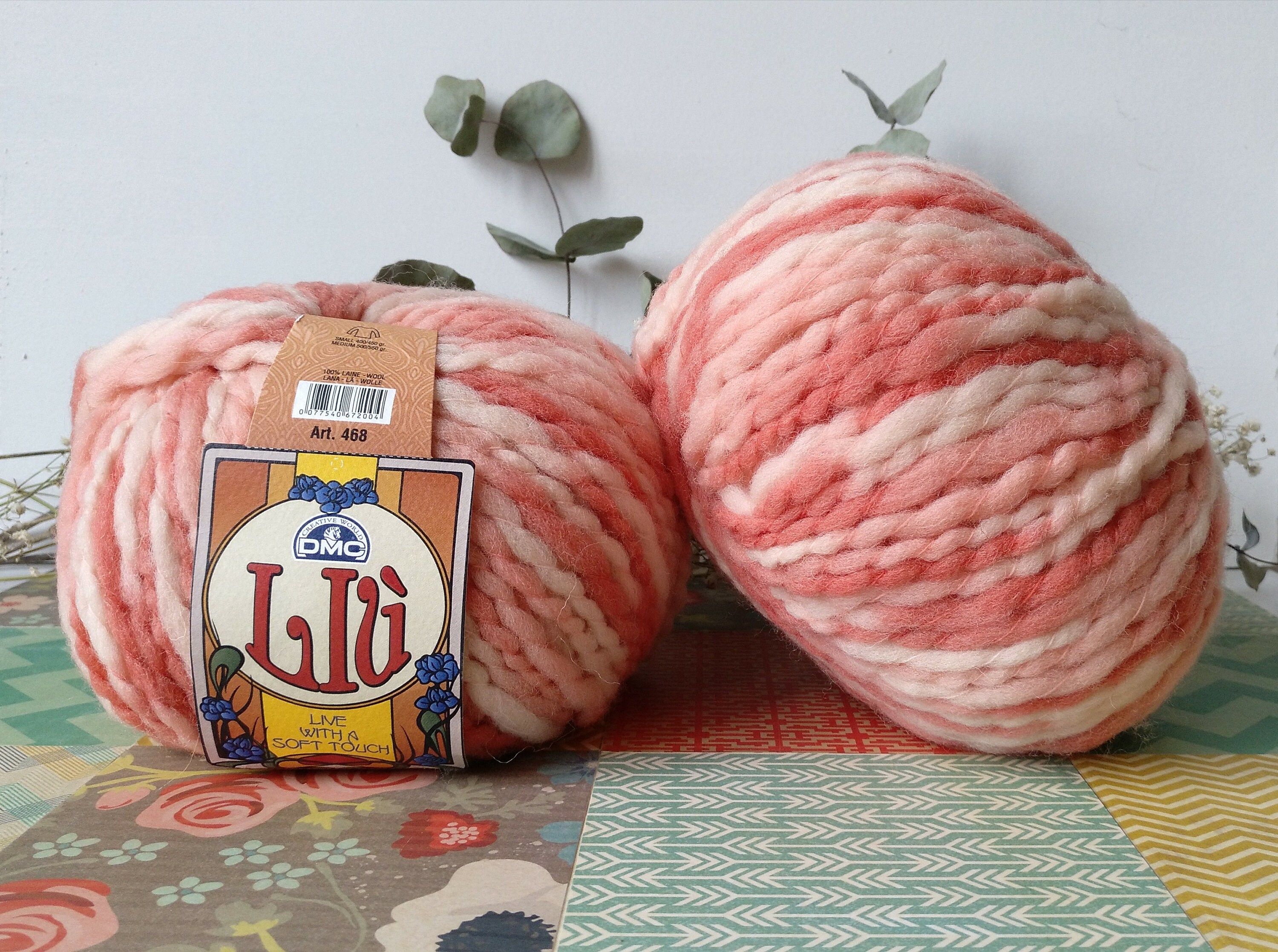 DMC Liu. Dmc yarn. DMC wool. Knitting yarn. Crochet yarn. XL Etsy