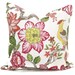 Schumacher Pillow Cover Timothy Corrigan Pink and Green image 0