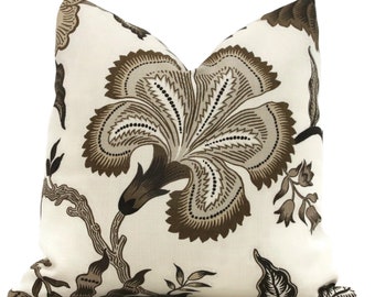 Schumacher Dusk Hot House Floral Decorative Pillow Cover 20x20, Hothouse rts