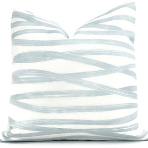 Schumacher Mineral Brushstrokes Decorative Pillow Cover  18x18, 20x20, 22x22, Eurosham or lumbar, toss pillow, cushion cover