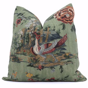 Thibaut Forest Lodge Pillow Cover in Green