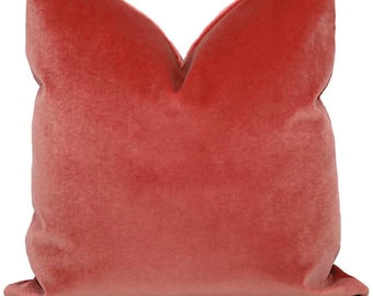 Velvet Pillow Cover in Dusty Rose Pink