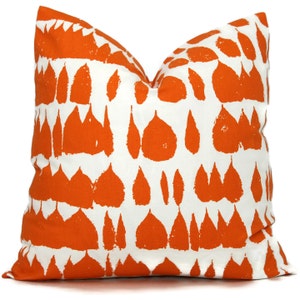 Schumacher Orange Königin von Spanien Kissenbezug: Retro Abstraktes Design