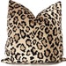 Velvet Leopard Pillow Cover Lumbar pillow cover, throw pillow, accent cushion, toss pillow, Cheetah pillow covers, Animal print pillow cover 