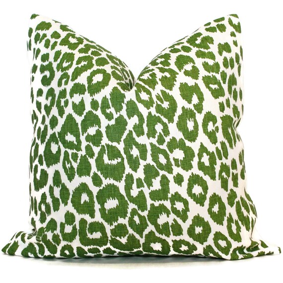outdoor leopard pillow