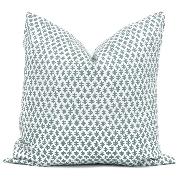 seafoam lumbar pillow