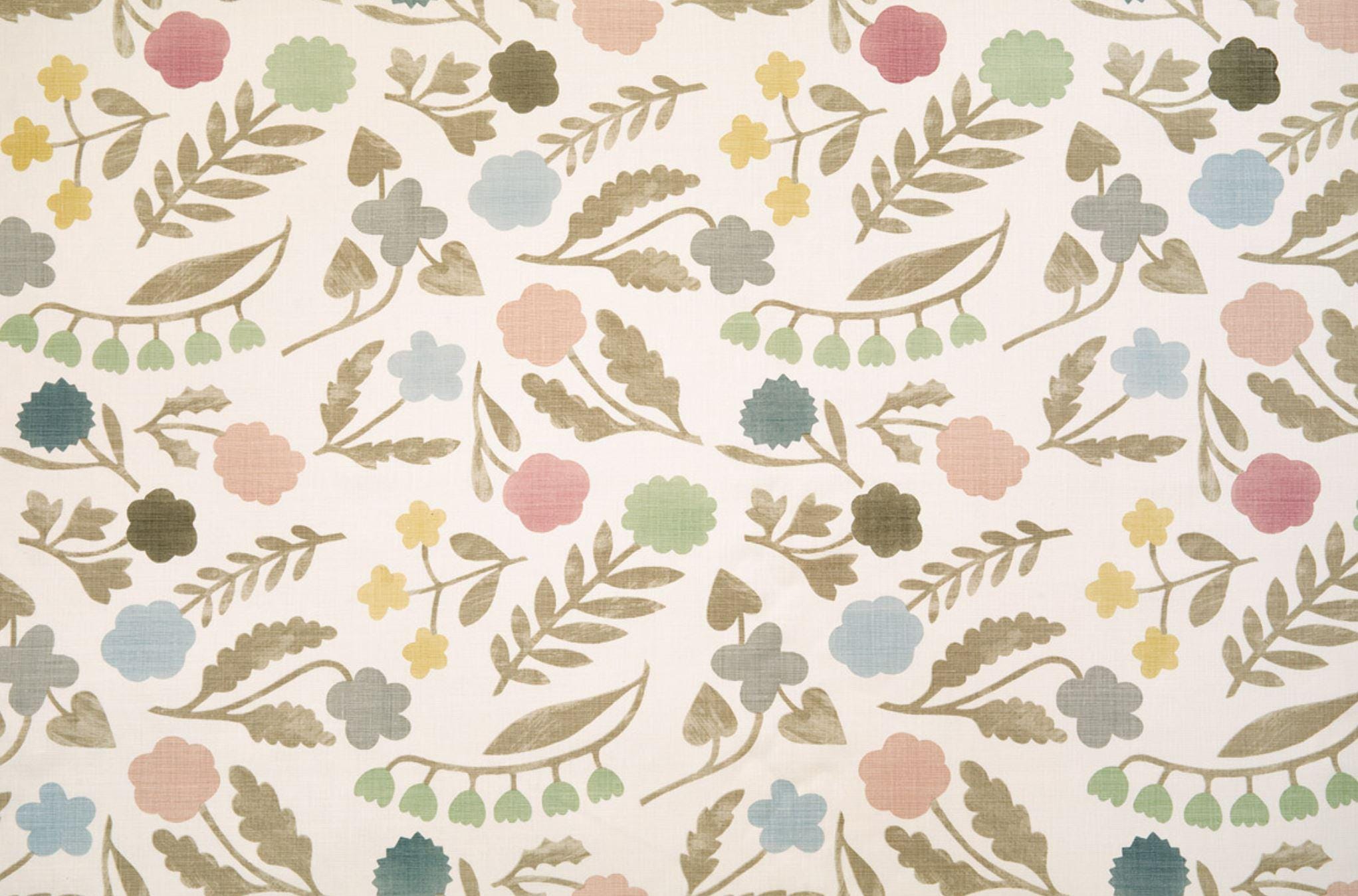 Federa Naturals Lily Flowers 60x60 Cm In Puro Cotone Con Cerniera - Stampa Floreale Ad Acquerello, Morbida, Solo Federa - 4