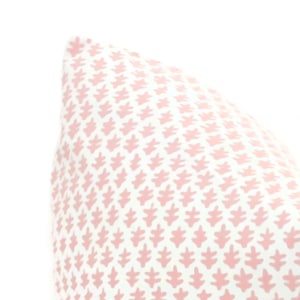 Sister Parish Burmese in Soft Pink Decorative Pillow Cover, Square, Euro or lumbar Throw Pillow cover Made to order.