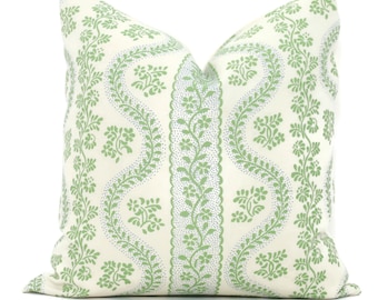 Decorative Pillow Cover Sister Parish Dolly in Lettuce Green Pillow cover,  Toss Pillow, Accent Pillow, Throw Pillow, Lettuce Green