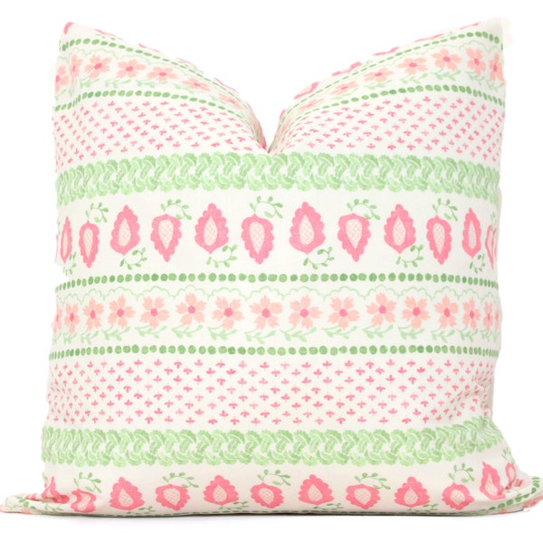 Green and Pink Pillow Covers - Etsy