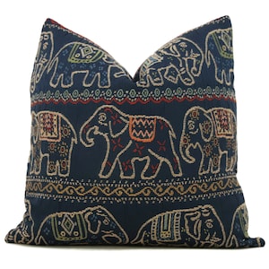 Elephant Decorative Pillow Cover 12x20 Pillow cover, Throw, Accent Pillow eor