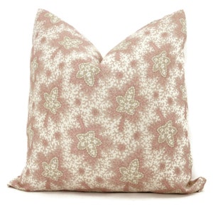 Decorative Pillow Cover Sister Parish Elsie in Pink Pillow cover,  Toss Pillow, Accent Pillow, Throw Pillow eor