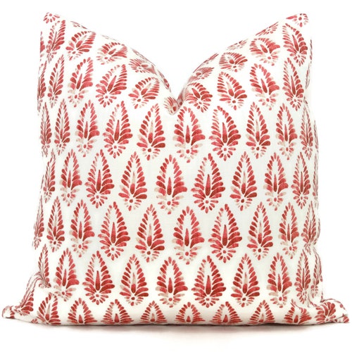 Block Print Pillow Cover Etsy