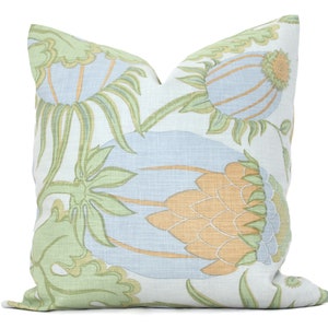 Pale Blue Christopher Farr Carnival Decorative Pillow Covers 18x18, 20x20 or 22x22, 24x24, 26x26 or lumbar pillow rts rmt